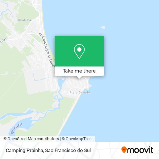 Mapa Camping Prainha