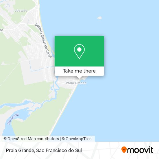 Mapa Praia Grande