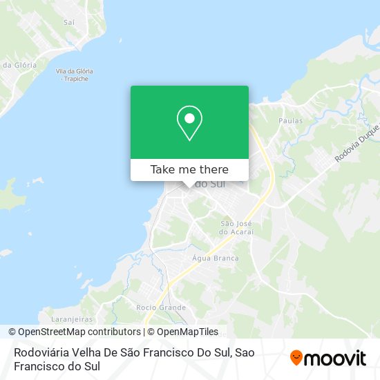Rodoviária Velha De São Francisco Do Sul map