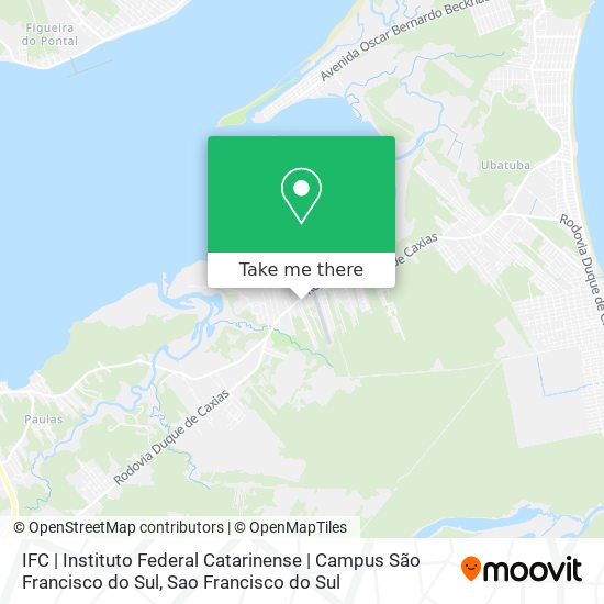 IFC | Instituto Federal Catarinense | Campus São Francisco do Sul map