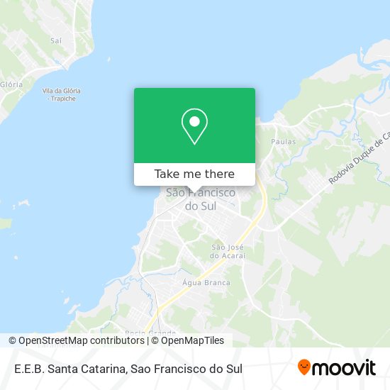 E.E.B. Santa Catarina map