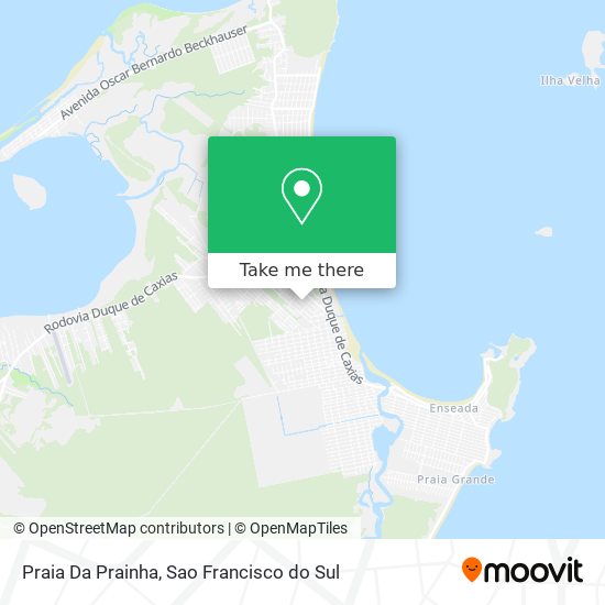 Mapa Praia Da Prainha