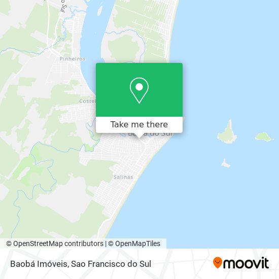 Baobá Imóveis map