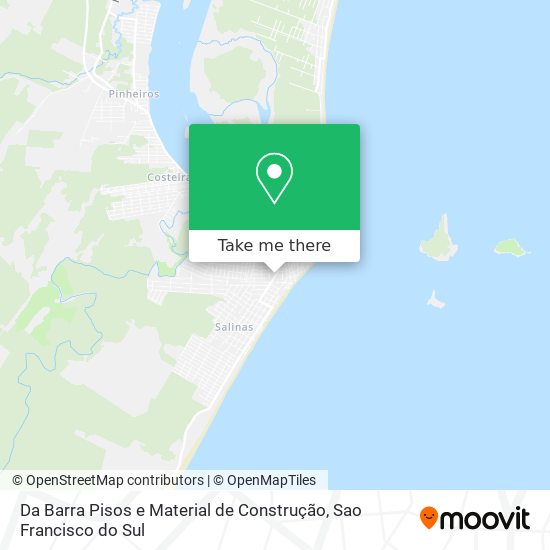 Da Barra Pisos e Material de Construção map
