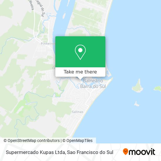 Supermercado Kupas Ltda map