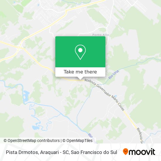 Pista Drmotos, Araquari - SC map