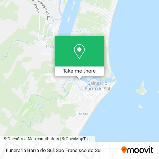 Funeraria Barra do Sul map