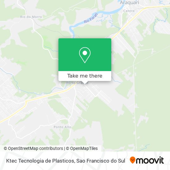 Mapa Ktec Tecnologia de Plasticos