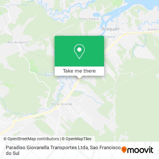 Paradiso Giovanella Transportes Ltda map