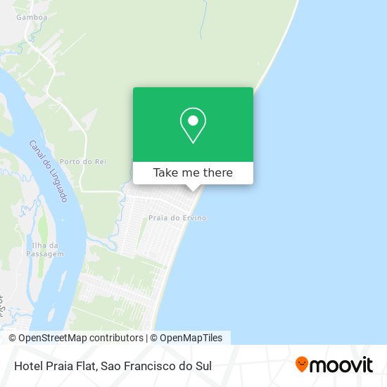 Hotel Praia Flat map