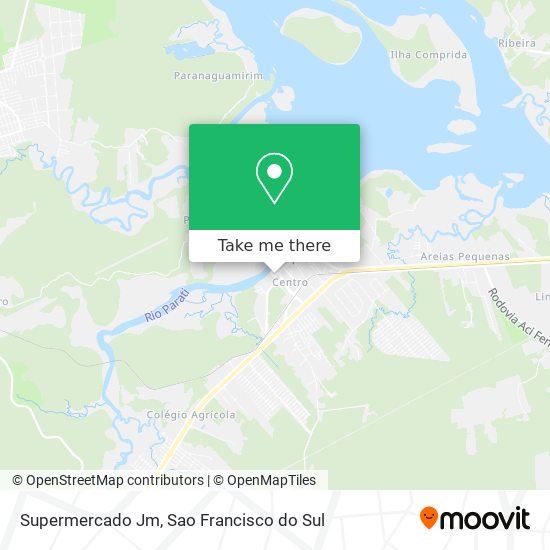 Supermercado Jm map