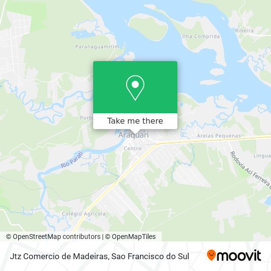 Jtz Comercio de Madeiras map