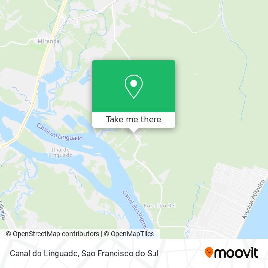 Canal do Linguado map