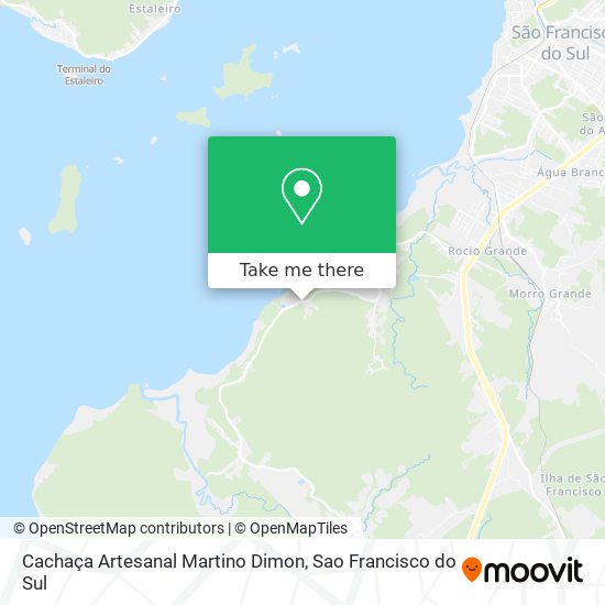 Cachaça Artesanal Martino Dimon map