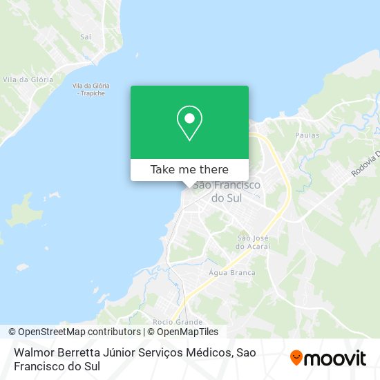 Walmor Berretta Júnior Serviços Médicos map