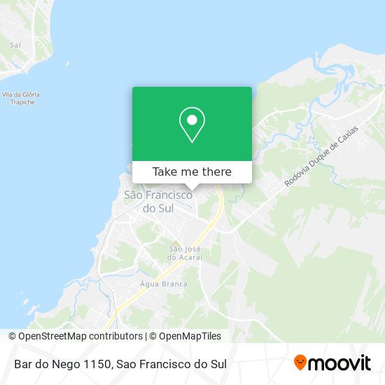 Bar do Nego 1150 map