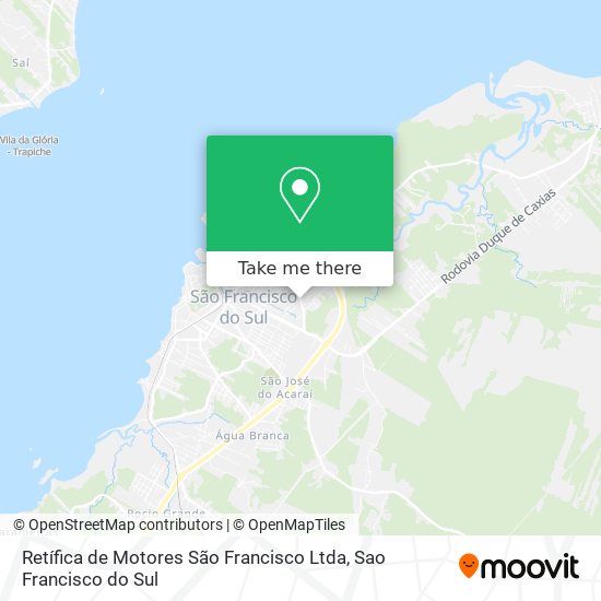 Mapa Retífica de Motores São Francisco Ltda