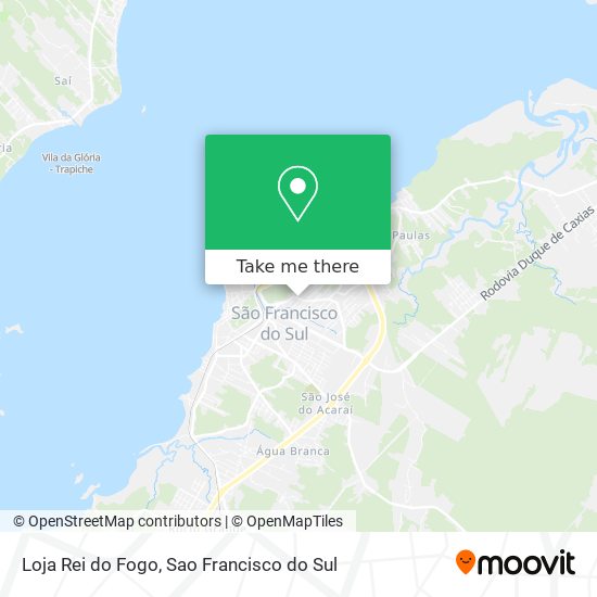 Mapa Loja Rei do Fogo