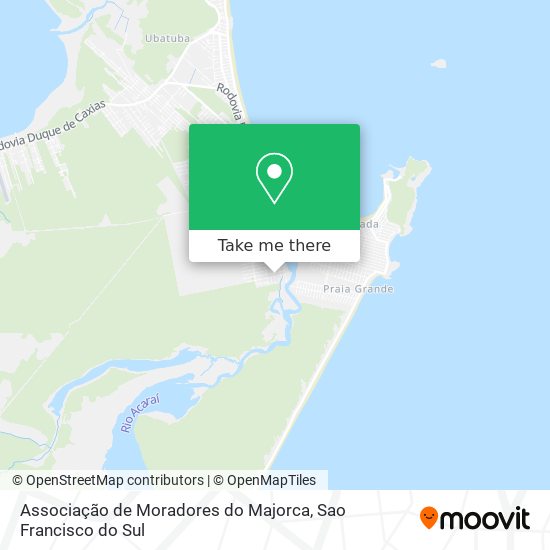 Mapa Associação de Moradores do Majorca