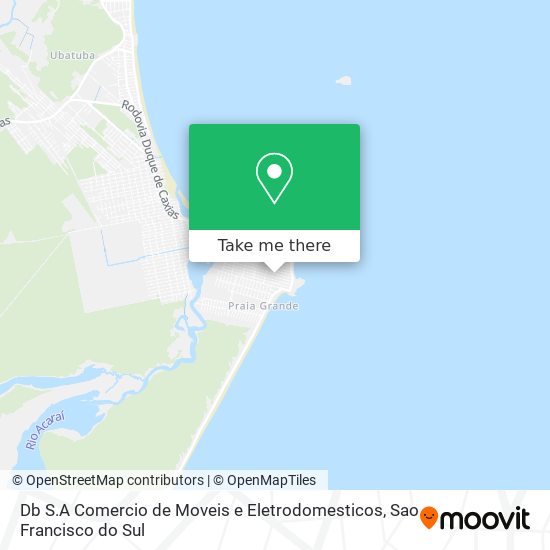 Db S.A Comercio de Moveis e Eletrodomesticos map