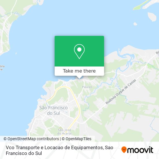 Vco Transporte e Locacao de Equipamentos map