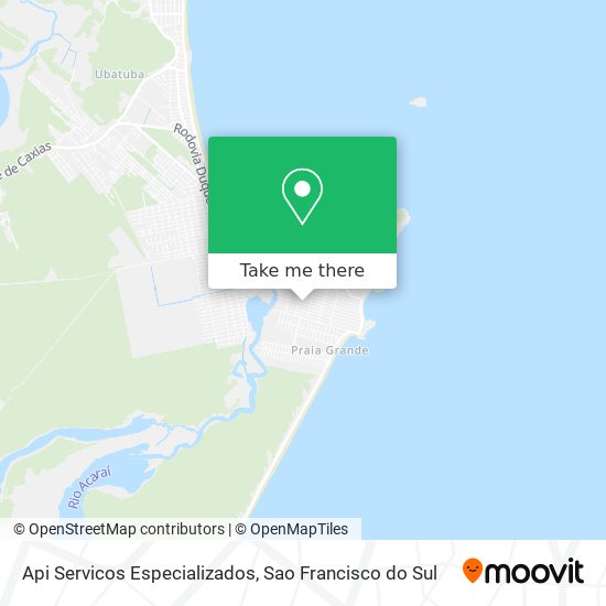 Mapa Api Servicos Especializados