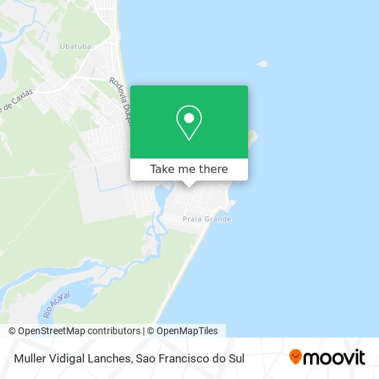 Muller Vidigal Lanches map