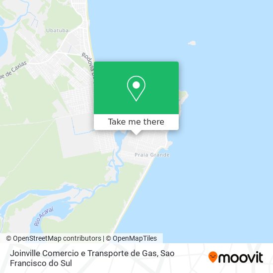 Joinville Comercio e Transporte de Gas map