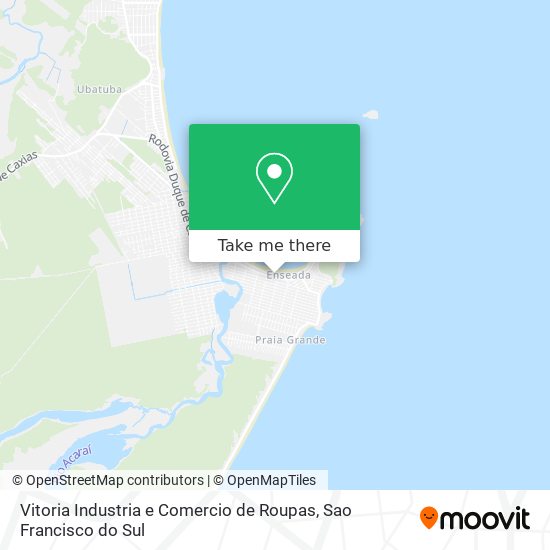 Vitoria Industria e Comercio de Roupas map