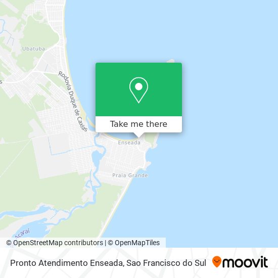 Pronto Atendimento Enseada map