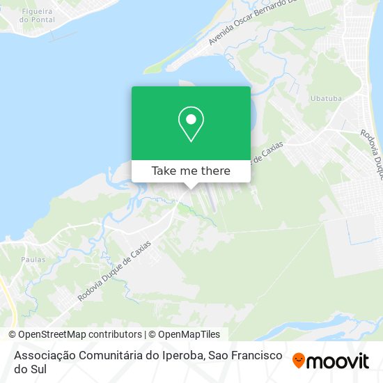 Mapa Associação Comunitária do Iperoba