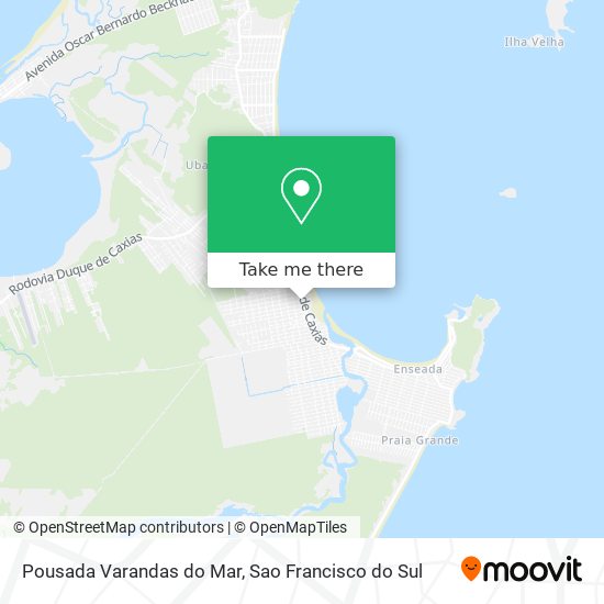 Pousada Varandas do Mar map