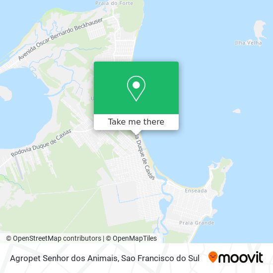 Mapa Agropet Senhor dos Animais