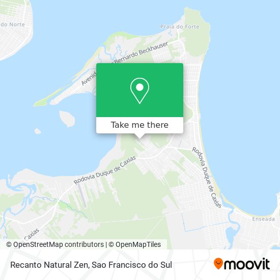 Recanto Natural Zen map