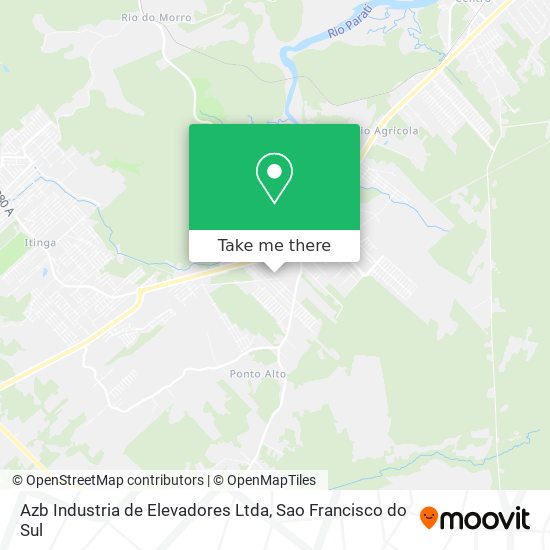 Azb Industria de Elevadores Ltda map