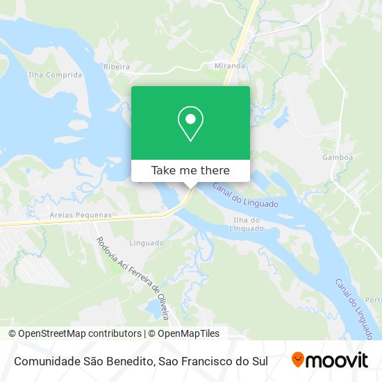 Comunidade São Benedito map