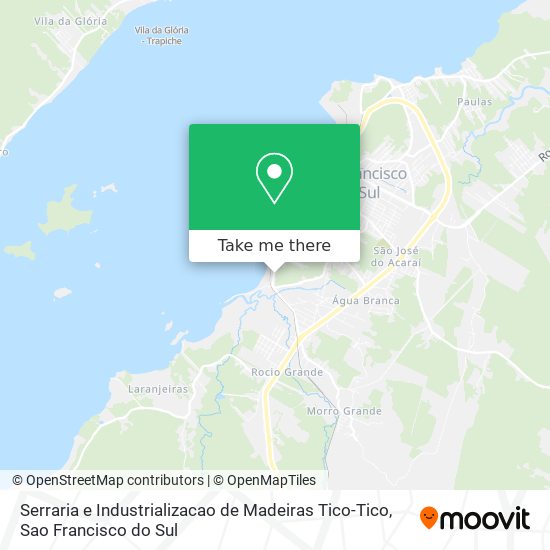 Mapa Serraria e Industrializacao de Madeiras Tico-Tico