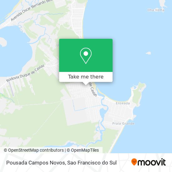 Pousada Campos Novos map