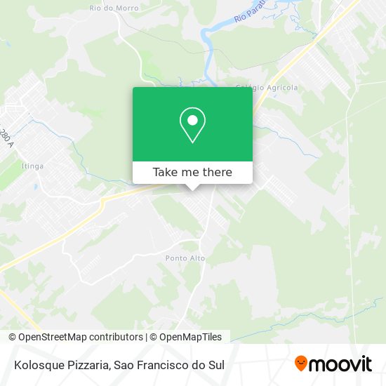 Kolosque Pizzaria map