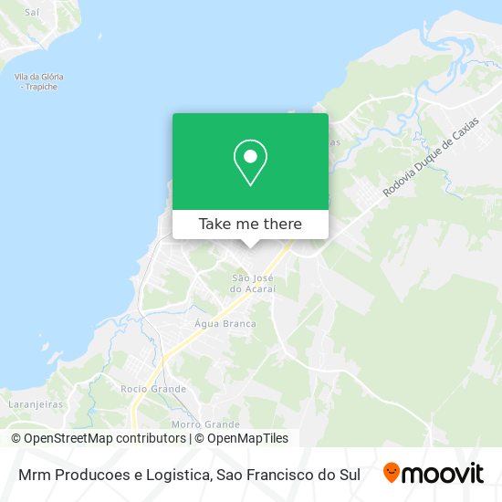 Mapa Mrm Producoes e Logistica