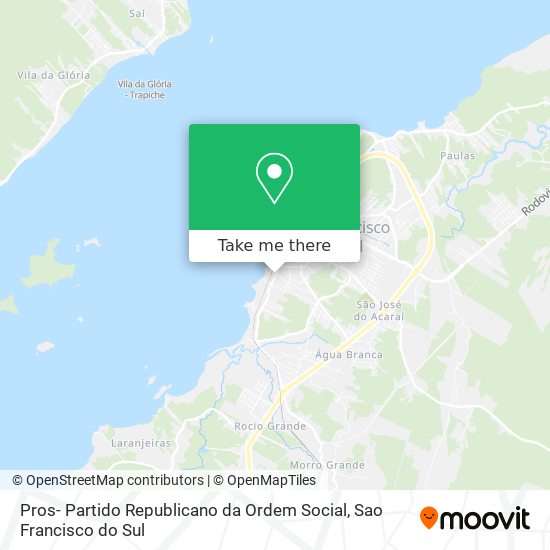 Pros- Partido Republicano da Ordem Social map