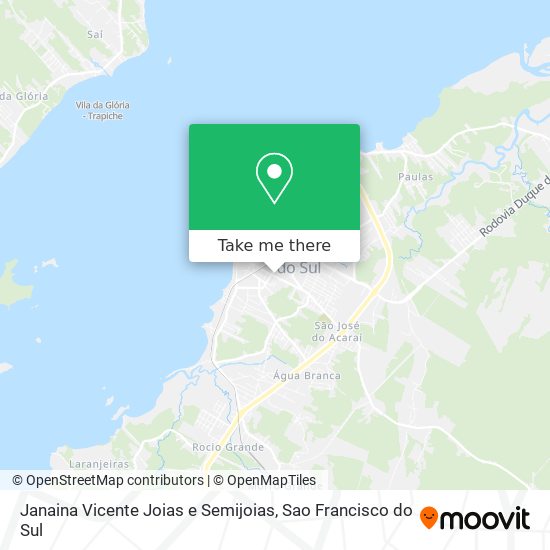 Janaina Vicente Joias e Semijoias map