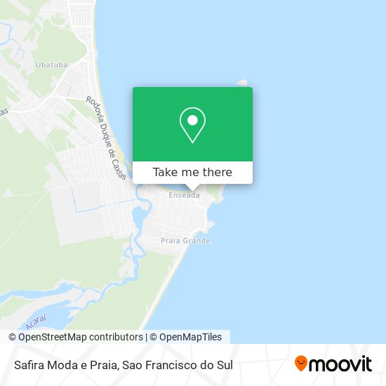 Safira Moda e Praia map