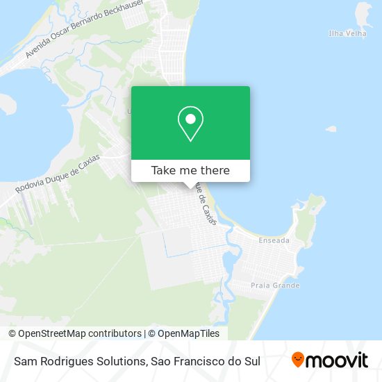 Mapa Sam Rodrigues Solutions
