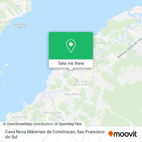 Mapa Casa Nova Materiais de Construcao