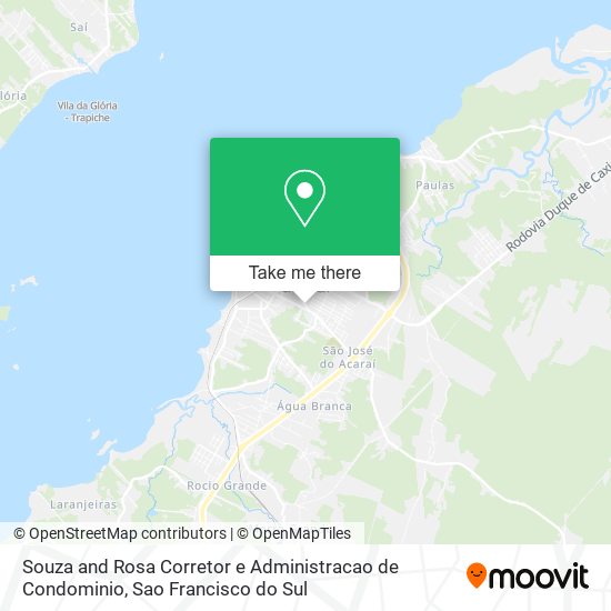 Mapa Souza and Rosa Corretor e Administracao de Condominio