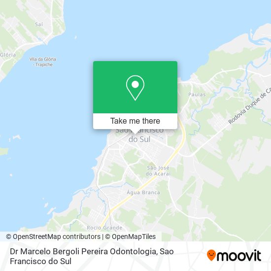 Dr Marcelo Bergoli Pereira Odontologia map