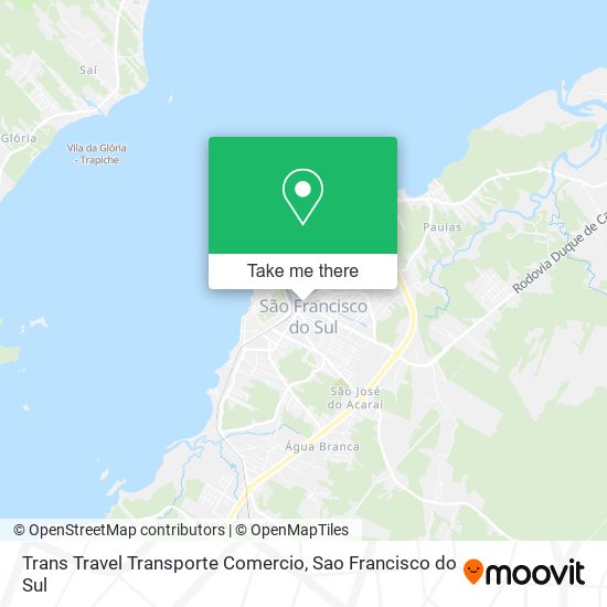 Trans Travel Transporte Comercio map