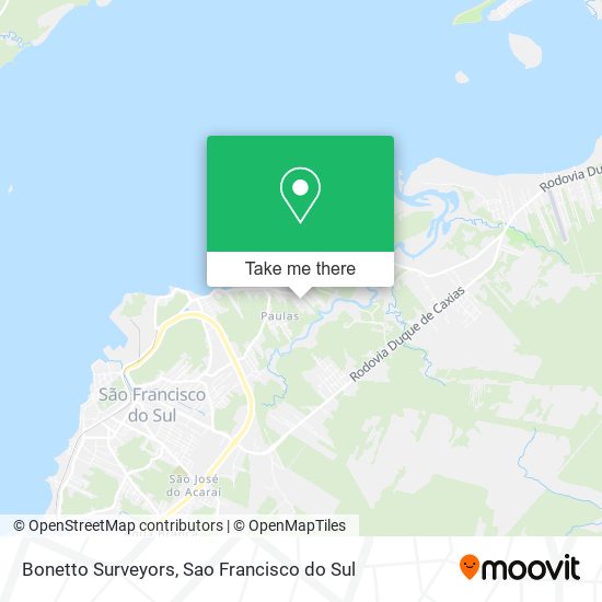 Bonetto Surveyors map