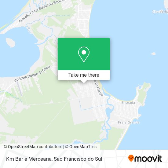 Mapa Km Bar e Mercearia